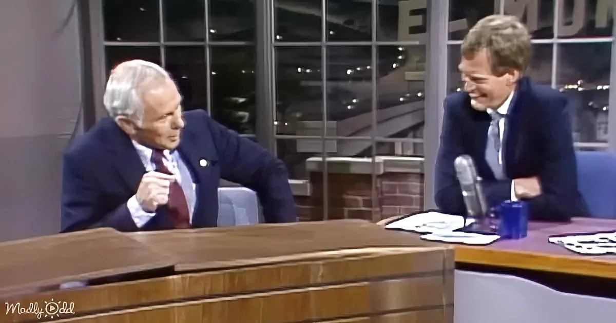 Johnny Carson and David Letterman