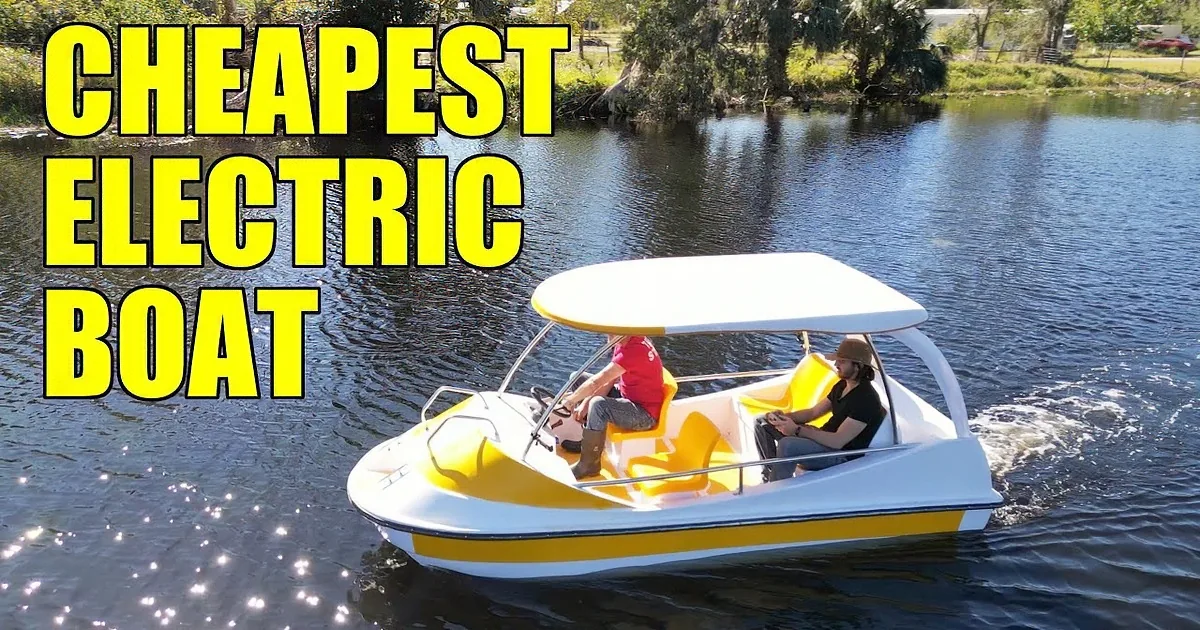 Father & Son's Exciting $1,000 Chinese Electric Boat Unboxing