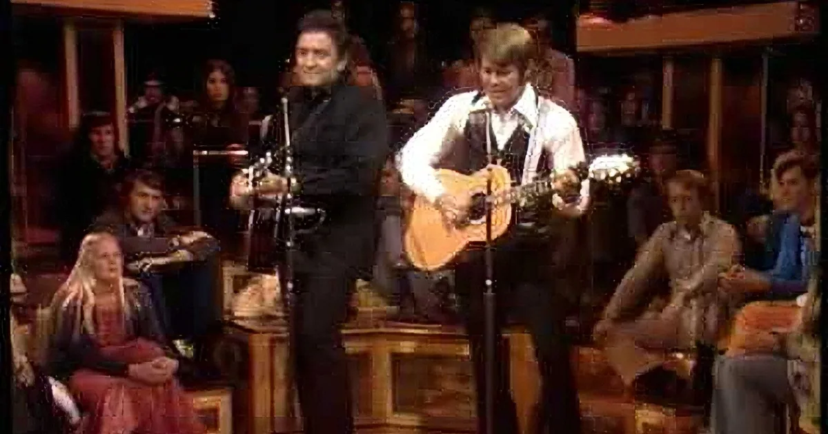 Folsom Prison Blues Is a Country Showdown by Johnny Cash and Glen Campbell