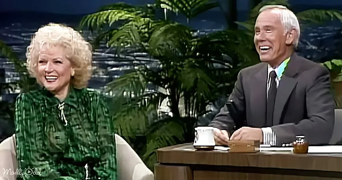 Betty White and Johnny Carson