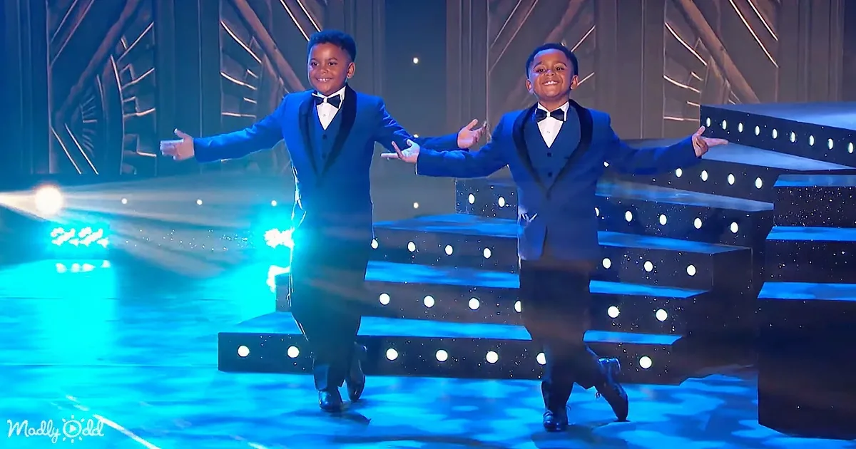Adorable Tap Dancing Twins Freddie and Teddie Dazzle on Little Big Shots
