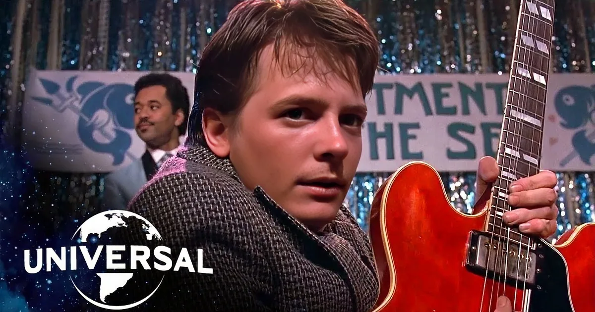 Marty McFly Rocks 'Johnny B. Goode' in Iconic Back to the Future Scene