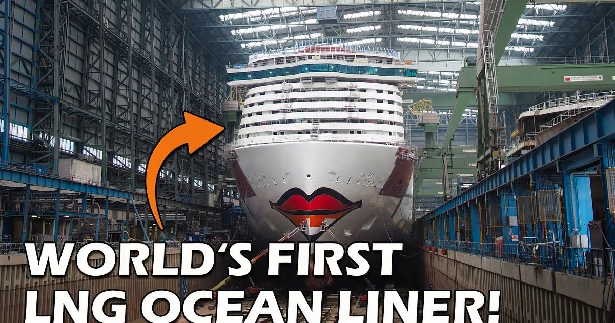 Witness the Groundbreaking Construction of the Lng-Powered Aidanova Cruise Ship