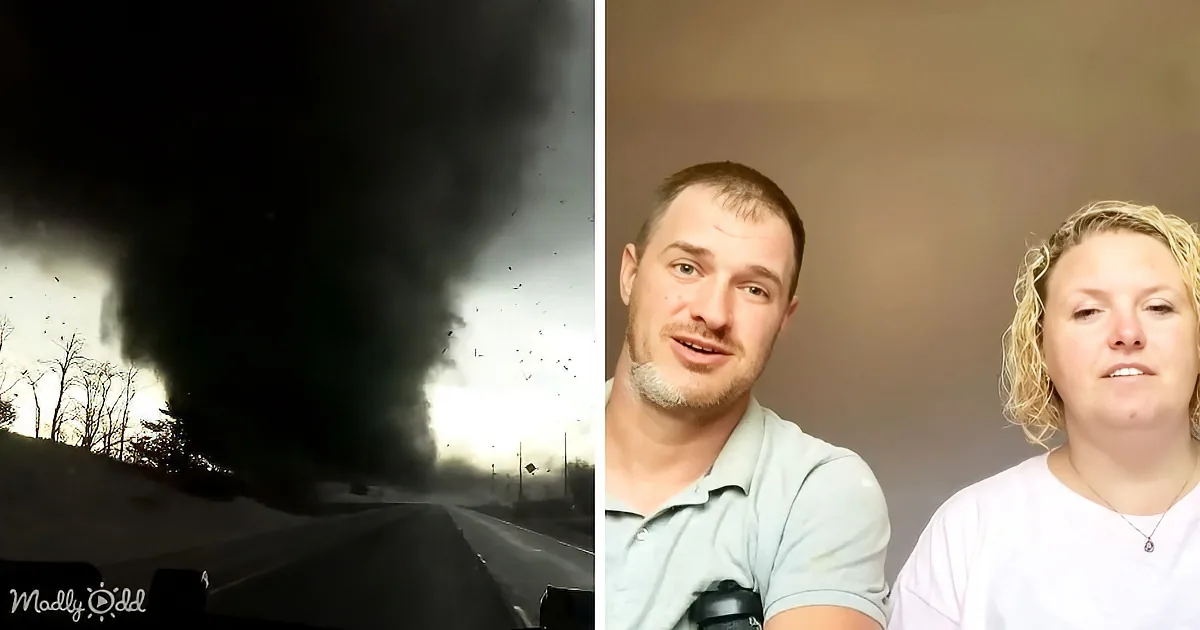 Heroic Husband Braces the Storm to Save Wife From Tornado