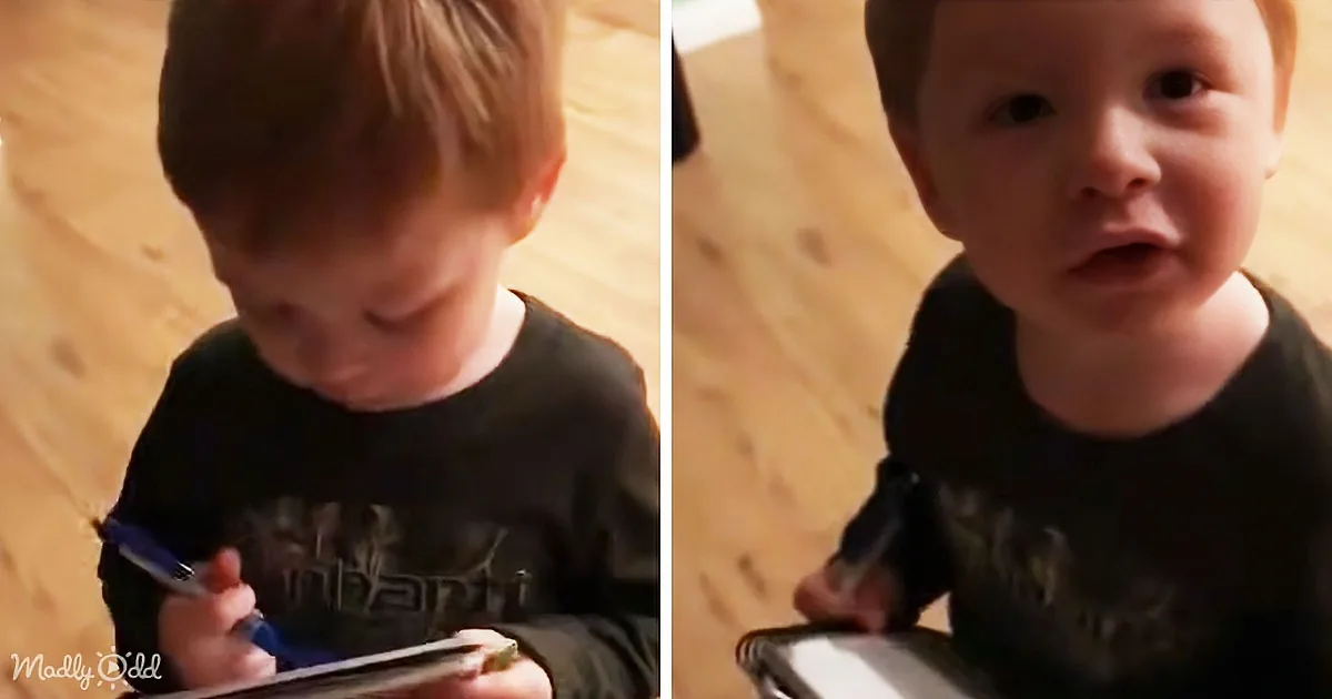 This Little Boy's Attempts to Assist His Mom Will Leave You in Stitches