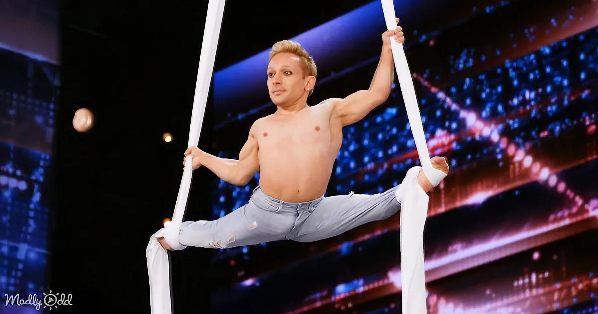 Single Father Delivers Breathtaking Aerial Silks Display on America''s Got Talent