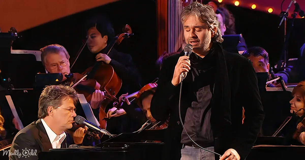 Andrea Bocelli & David Foster Deliver a Powerful Performance of 'Because We Believe'