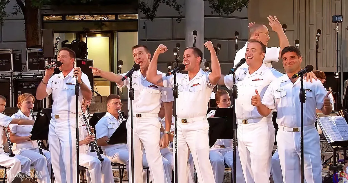 1960s Medley by 5 Navy Sailors Captivates the Crowd