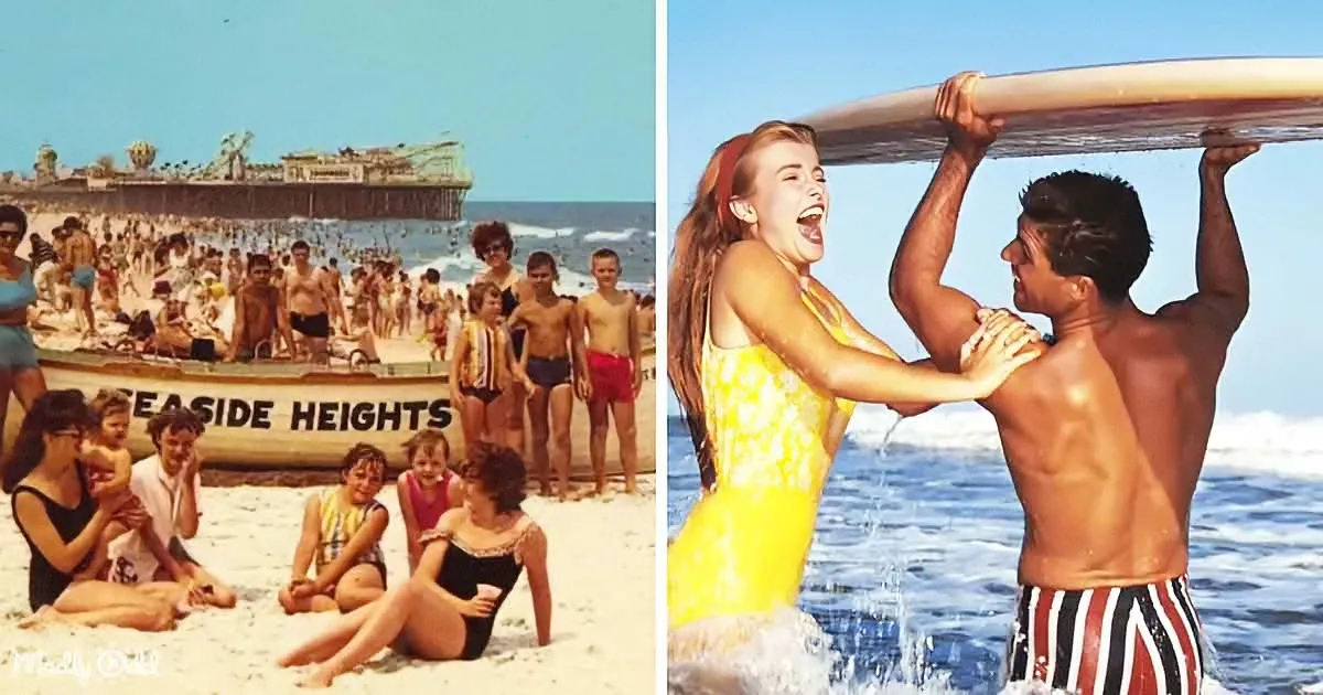 Sunny Days at the Beach in the 1960s