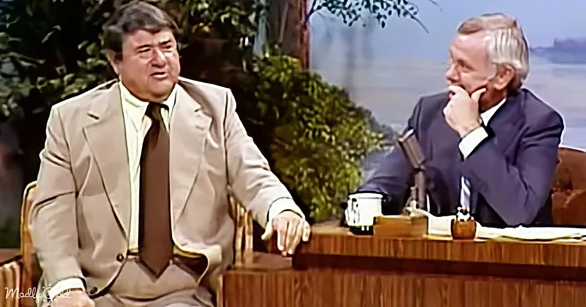 Buddy Hackett and Johnny Carson