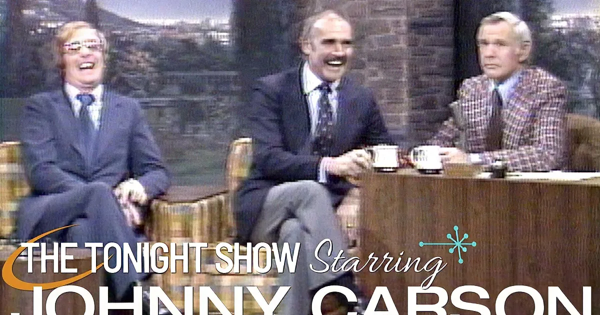Sean Connery and Michael Caine's Riveting Stories Mesmerize Carson and Audience