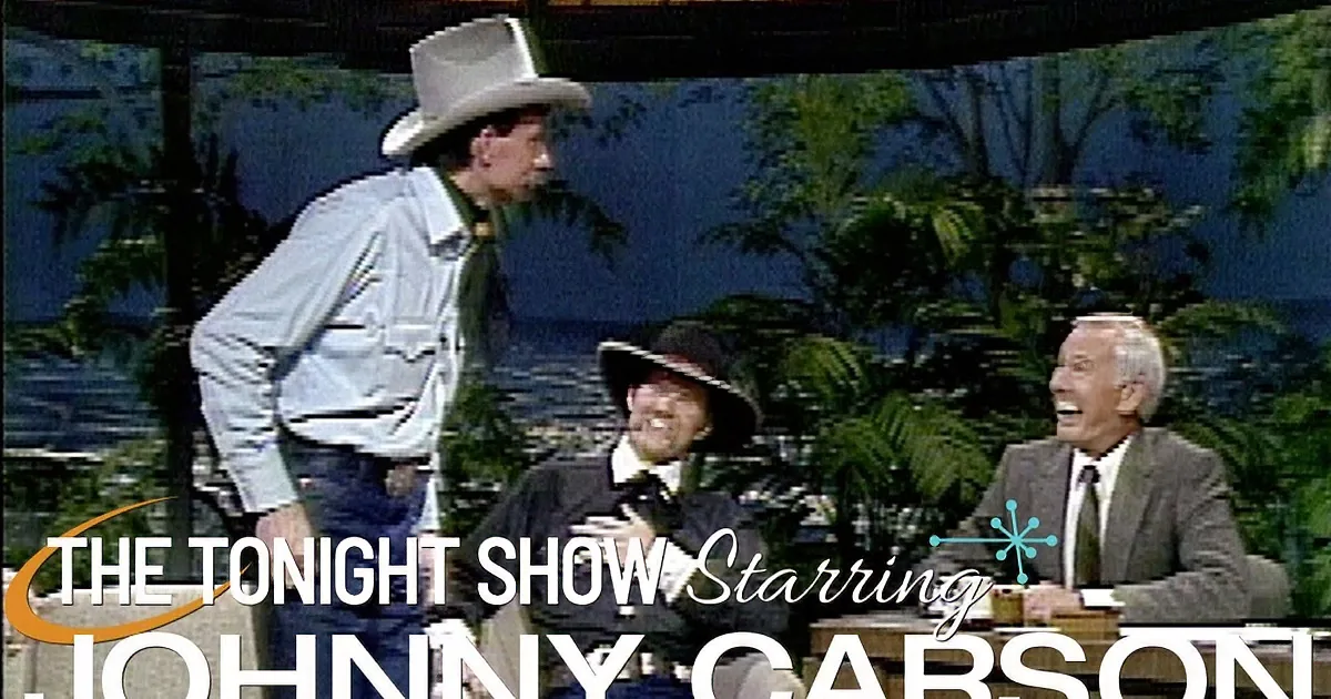'Hilarious Cowboy Poetry With Waddie Mitchell and Baxter Black: Saddle up for a Wild Ride on Carson's Tonight Show'