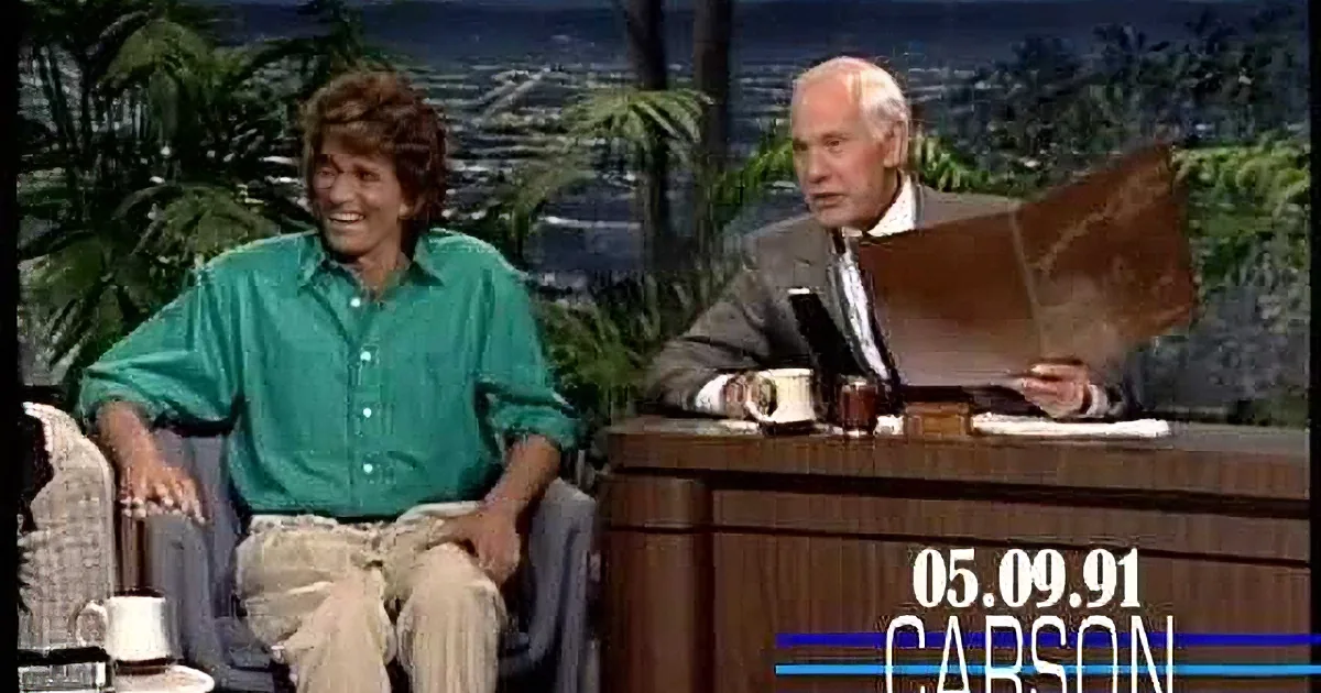 Michael Landon Pulls Funny Prank on Johnny Carson