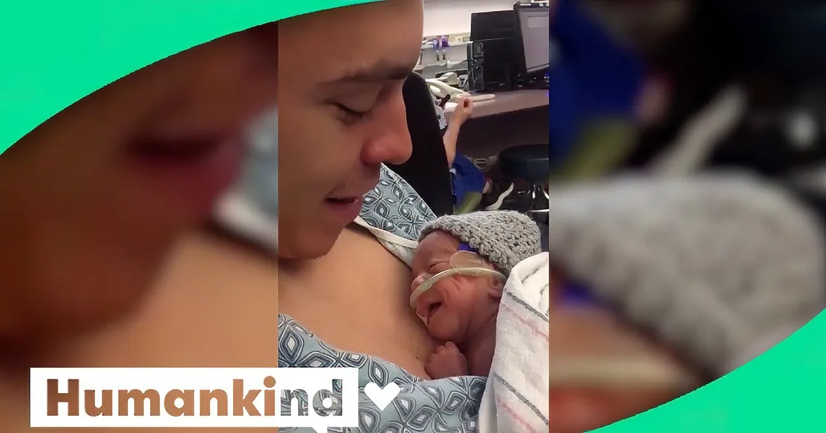 Adorable Baby Steals Hearts With Sweetest Grin Following Father's Affectionate Kiss