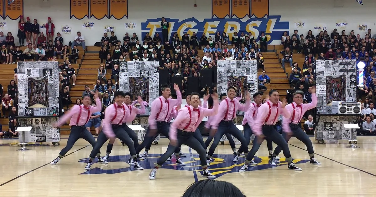 All-Male School Dance Team Brings Thunder With Their Barbershop-Themed Routine