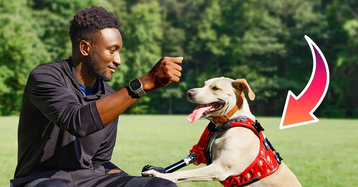 Tripod Dog Walks Again Thanks to Custom 3d Printed Leg