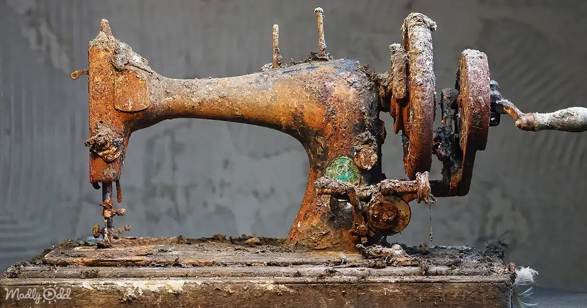 Man Brings 1894 Singer Sewing MacHine Back
