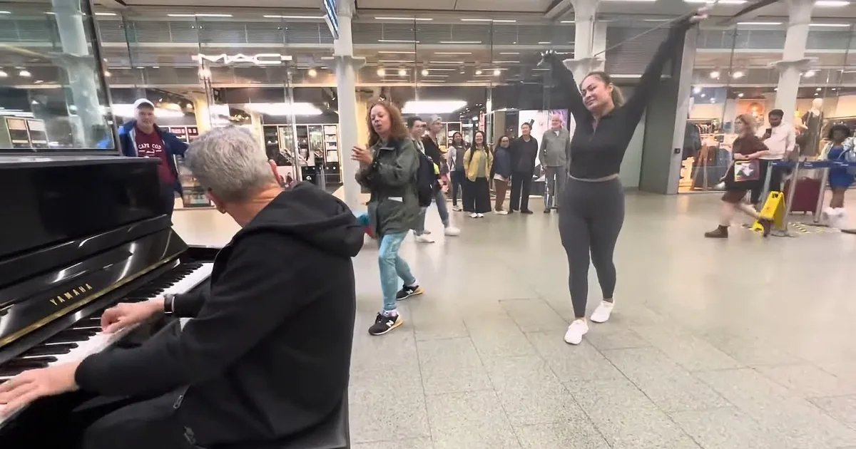 One Lady Starts Boogieing and Another Can't Resist Joining In!