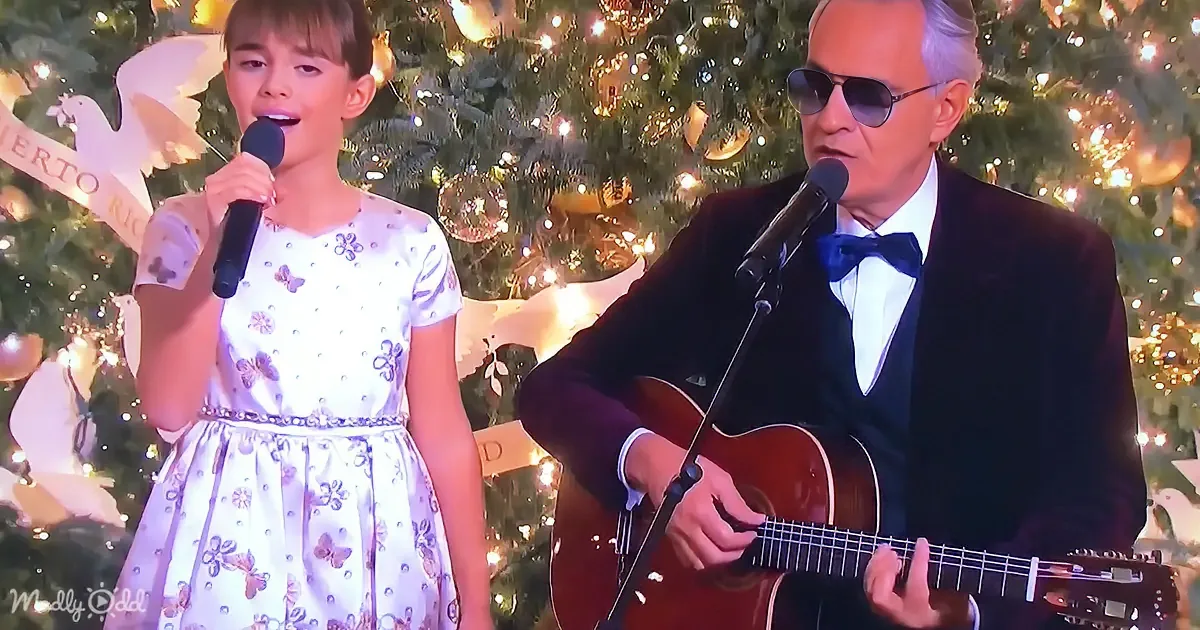 Andrea & Virginia Bocelli''s ''Hallelujah'' Captivates 1.7m at White House Christmas