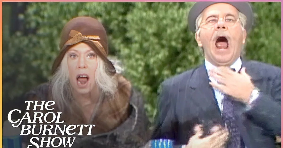 Vintage Carol Burnett - Who Exactly Is She Sitting With on That Park Bench?