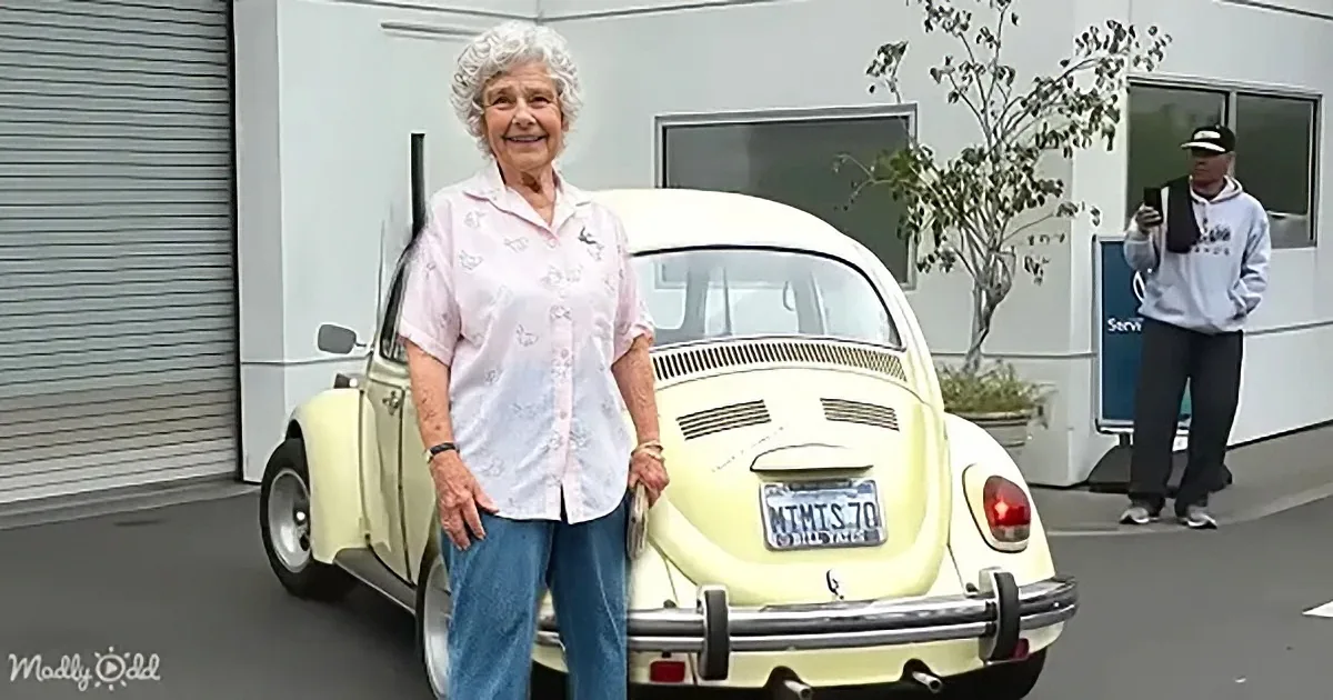 She's 90-Years-Strong, Same 1970 Beetle Since New - Her Incredible Lifelong Ride!