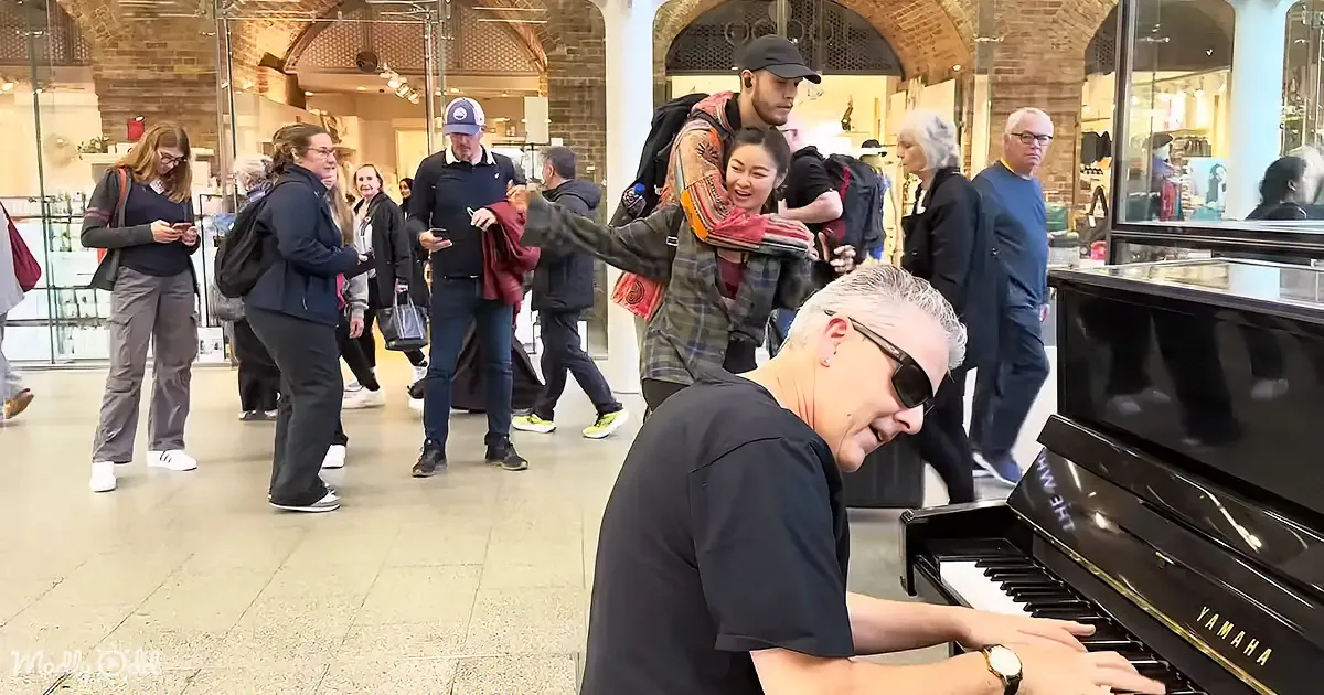 Girl's 'You Are My Sunshine' Performance Takes Shocking Turn When Boyfriend Whisks Her Away