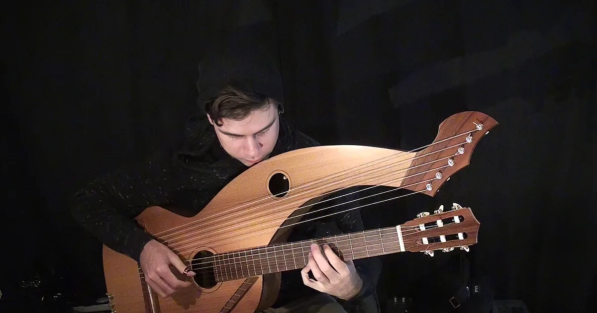 Hear 'The First Noel' Like Never Before on an 18-String Harp Guitar