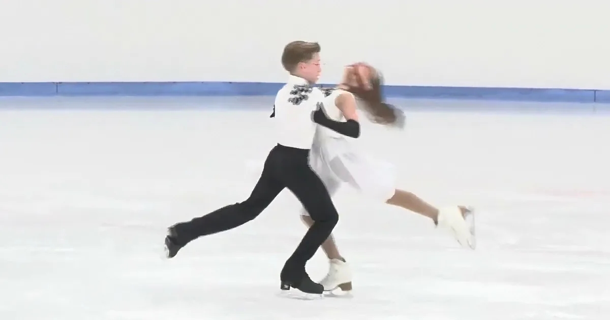 10-Year-Old Cranford Twins Captivate the Nation With Coolest Ice-Skating Performance