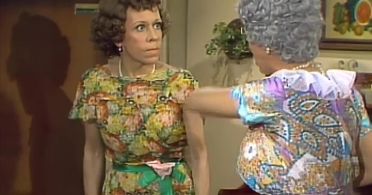 William Conrad Brings the House Down as Mama's Beau in Hilarious Carol Burnett 'Family' Skit