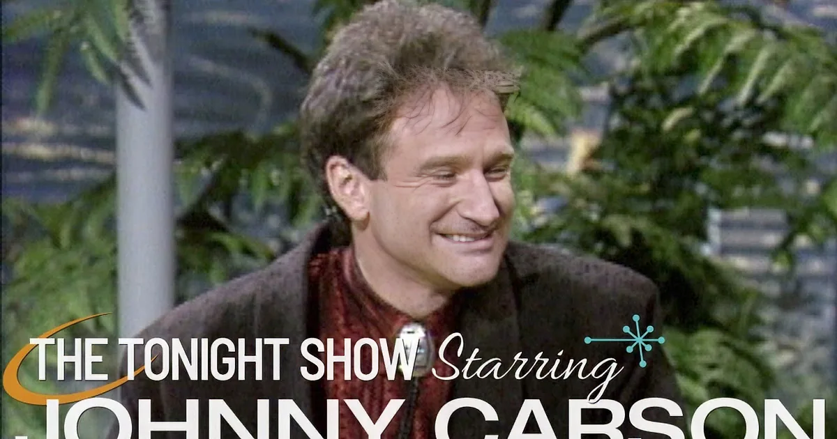 Nobody but Robin Williams Could Make Johnny Carson Laugh This Hard!