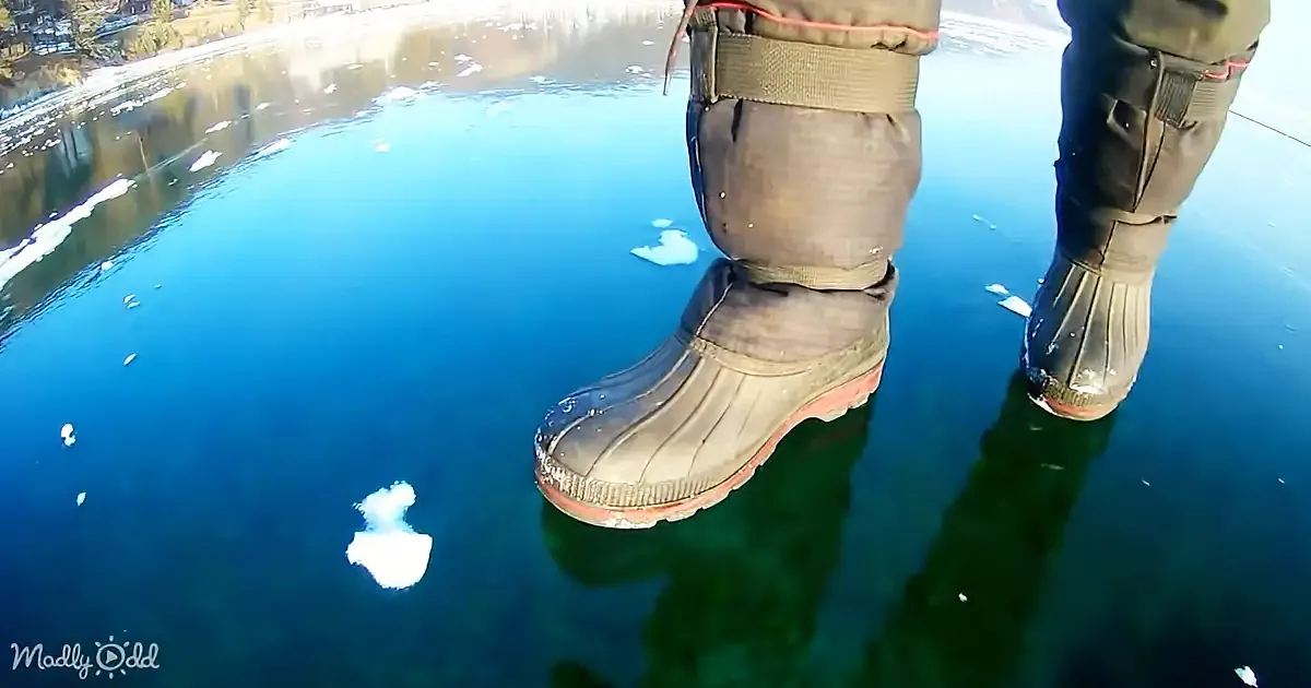 A Daring Walk Across the World's Deepest Frozen Lake