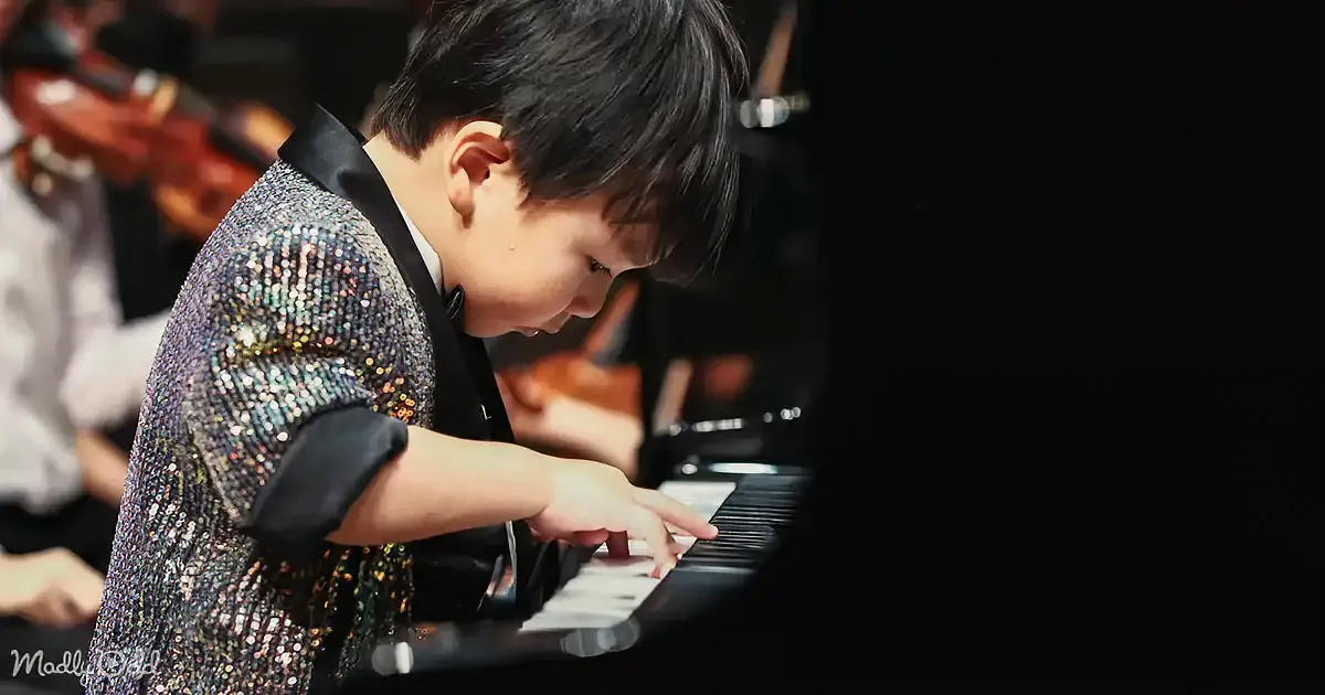 3-Year-Old Toddler Barron Plays With the Orchestra