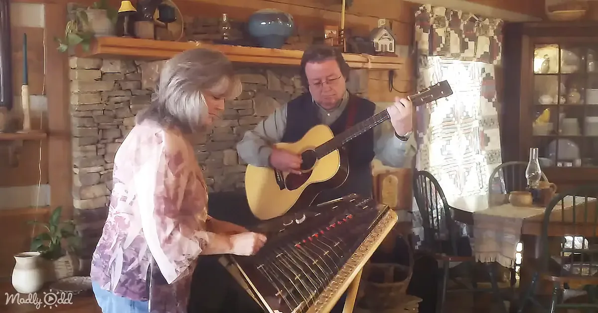 Couple's Dulcimer and Guitar Rendition of Greensleeves Takes You Back in Time
