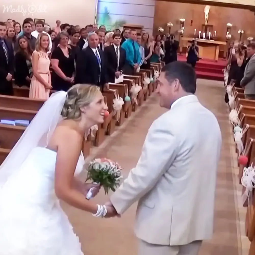 Father sings at wedding