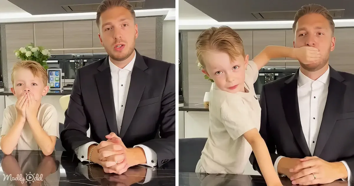 Little Boy Corrects Dad's White Lies in Charming Job Interview