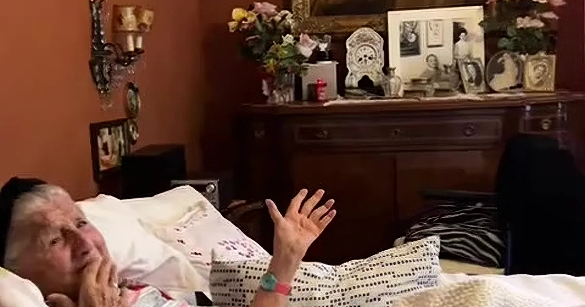 Grandma Overjoyed by Jazz Band's Sweet Bedside Sinatra Serenade