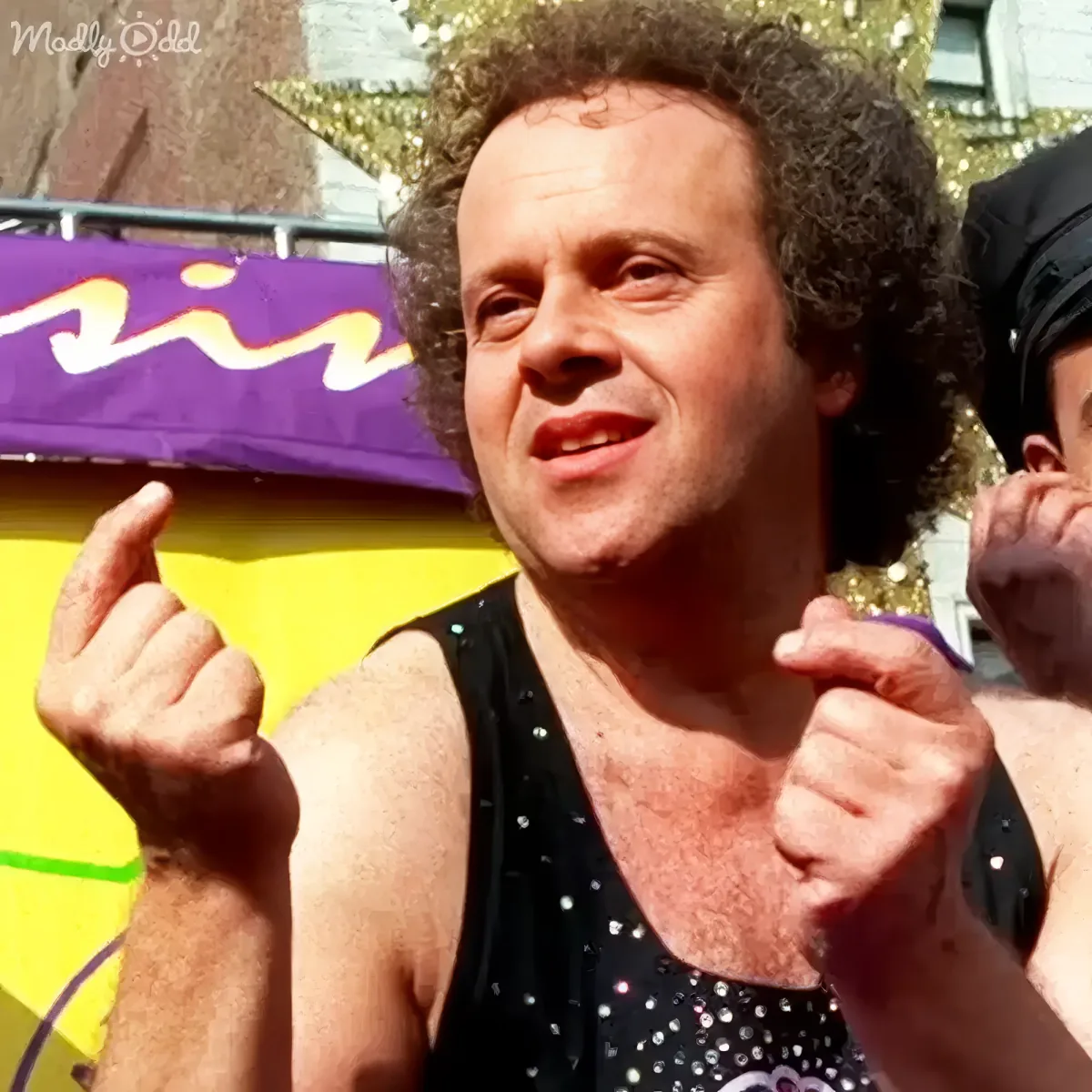 Richard Simmons engaging with fans online