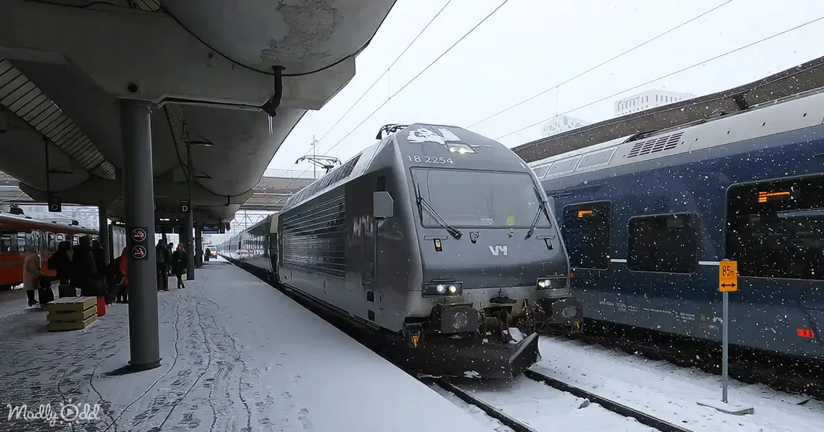 Hop Aboard Norway's Frosty Fairytale Express From the Cozy Comfort of Home