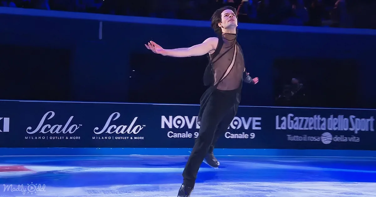 Stephane Lambiel''s Dramatic ''Fake Fall'' Captivates Ice Skating Fans