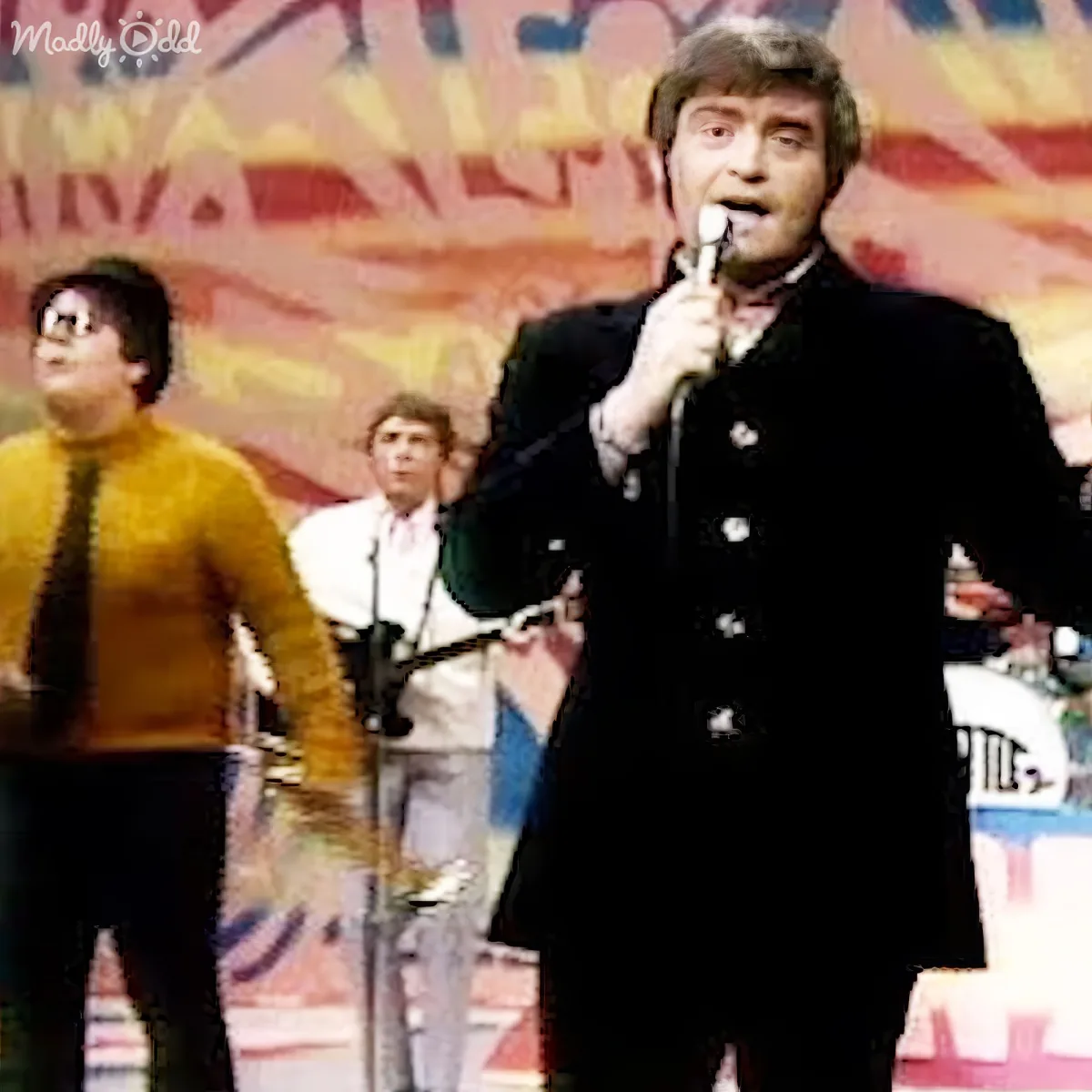 1960s music covers collage