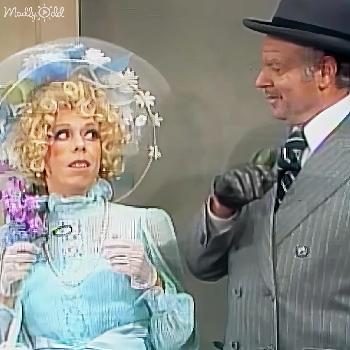 Comedy skit by Carol and Harvey on Walk of Fame