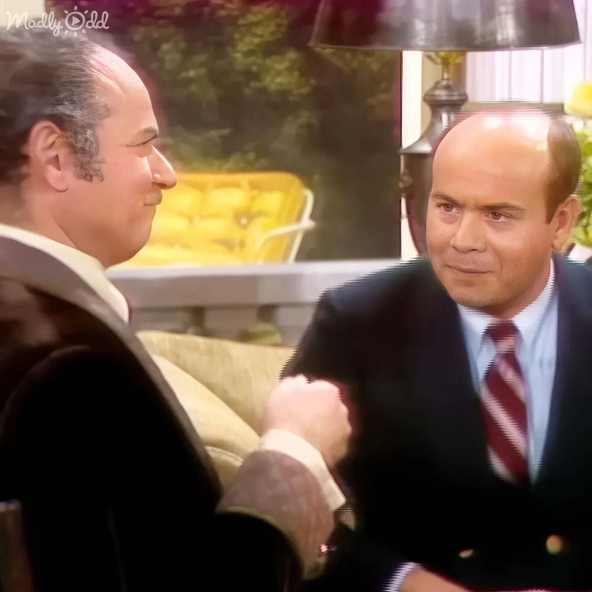 Whimsical interaction between Donald and Bobo on The Carol Burnett Show