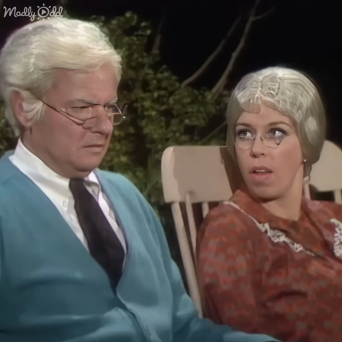 Humorous portrayal of elderly life in The Carol Burnett Show segment