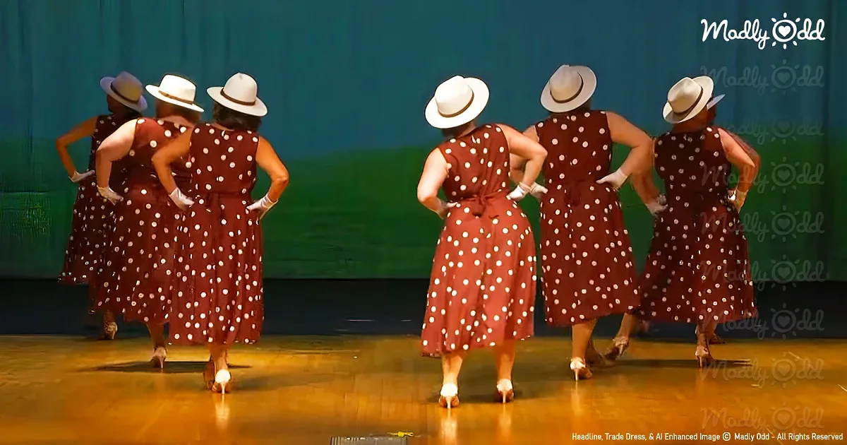 Pta Moms in Polkadots Groove to 'Oh, Pretty Woman' in a Dance That's Pure Fun