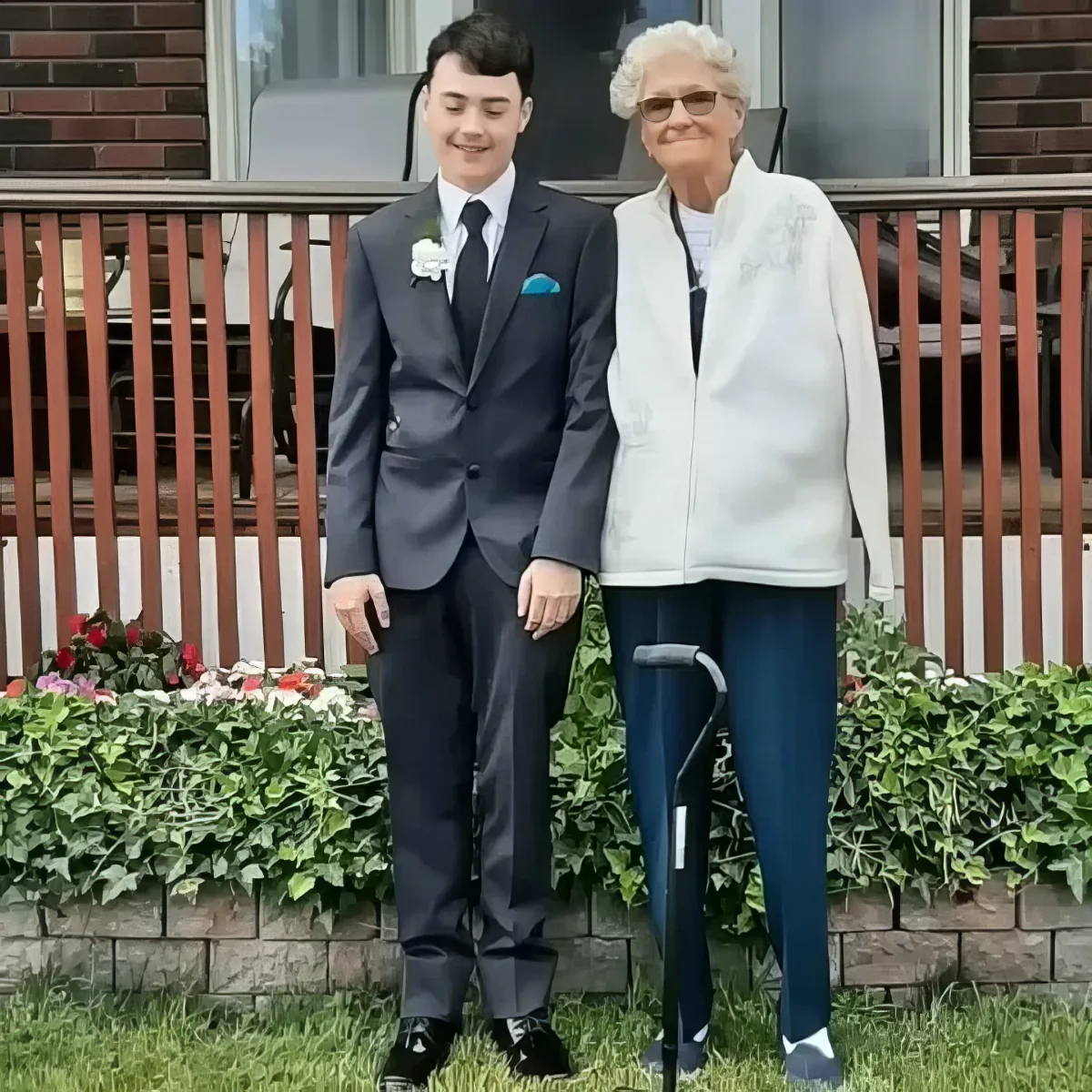 Grandma Mable and grandson