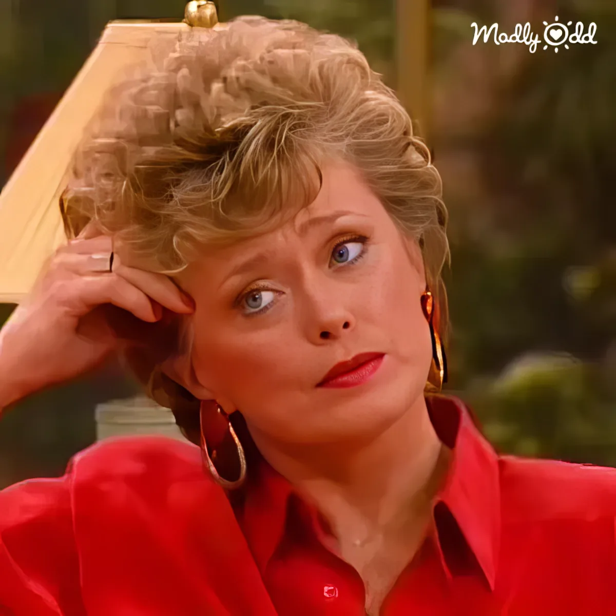 Blanche's family shares funny moments, everyone laughing heartily.