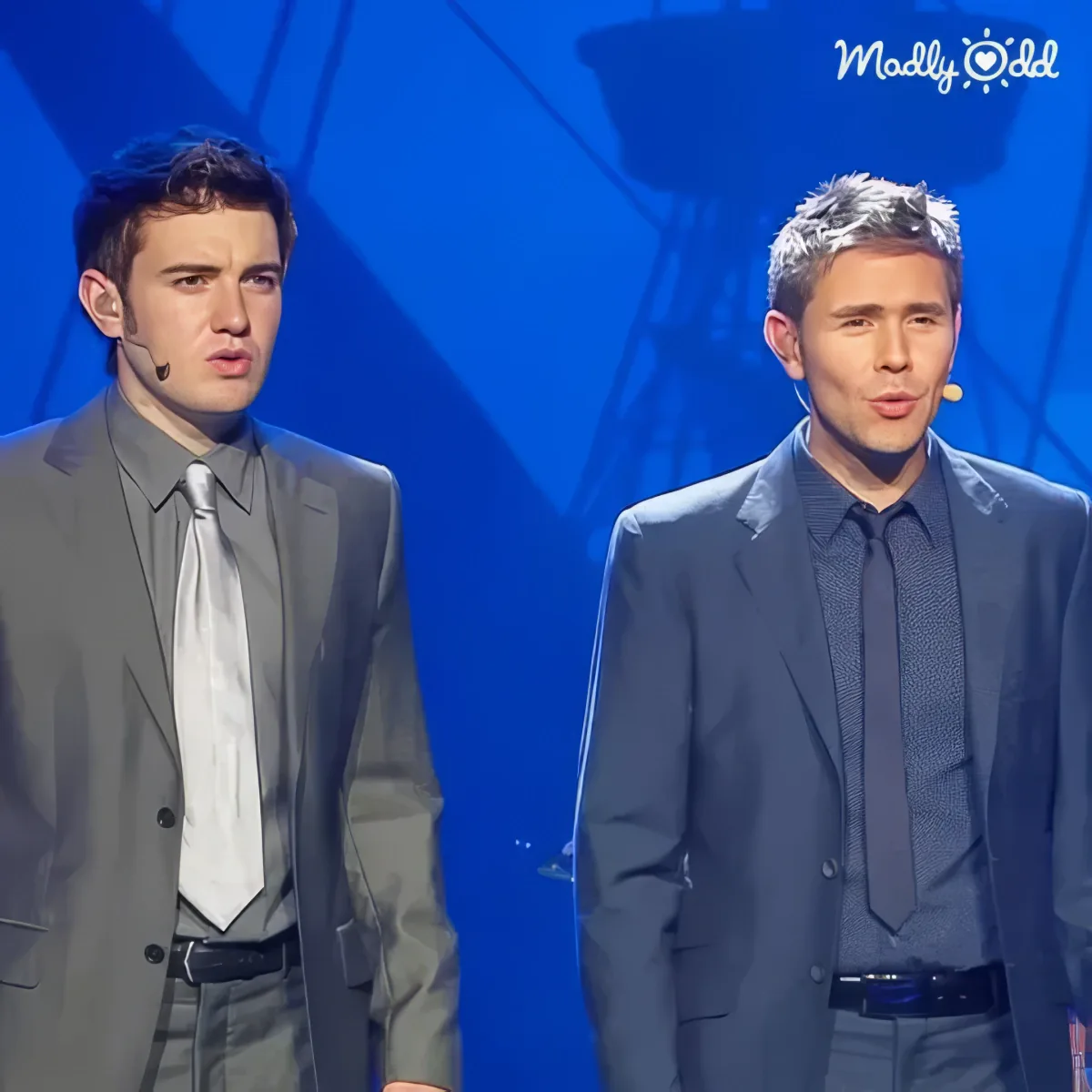 Celtic Thunder's 'Hallelujah' performance, members singing passionately, audience moved.