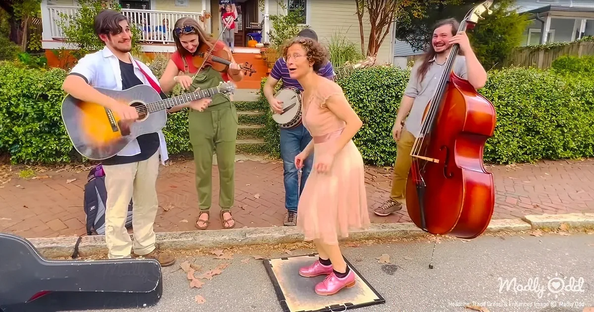 Woman''s Feet Dancin'' so Fast, She Done Started a Dadgum Tornado