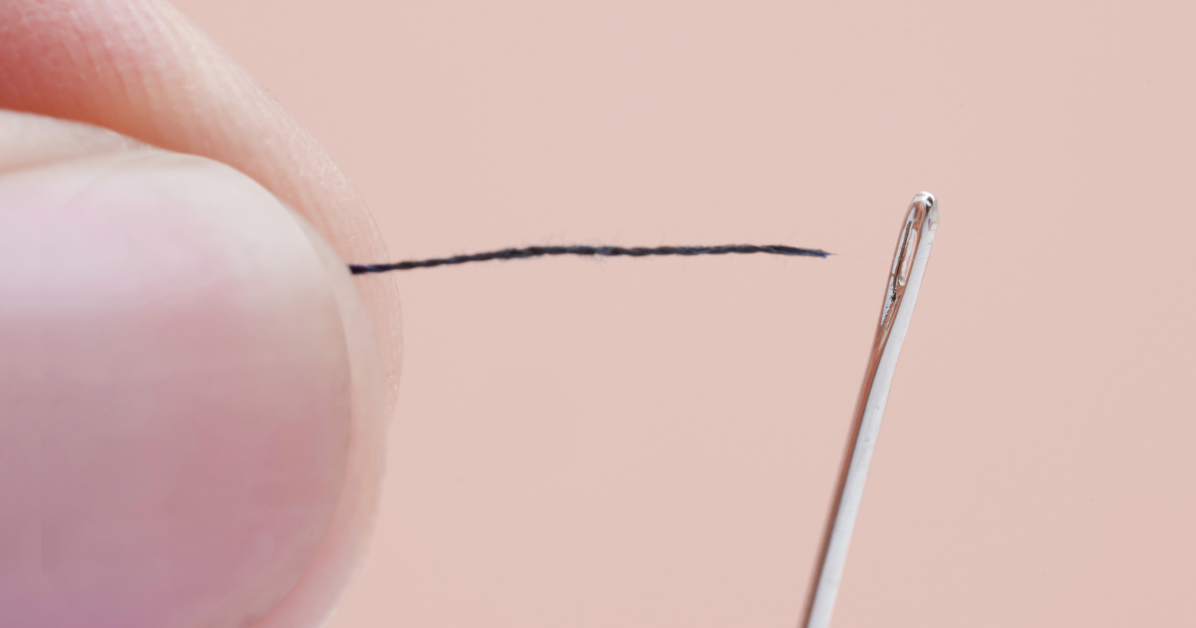 Threading a needle